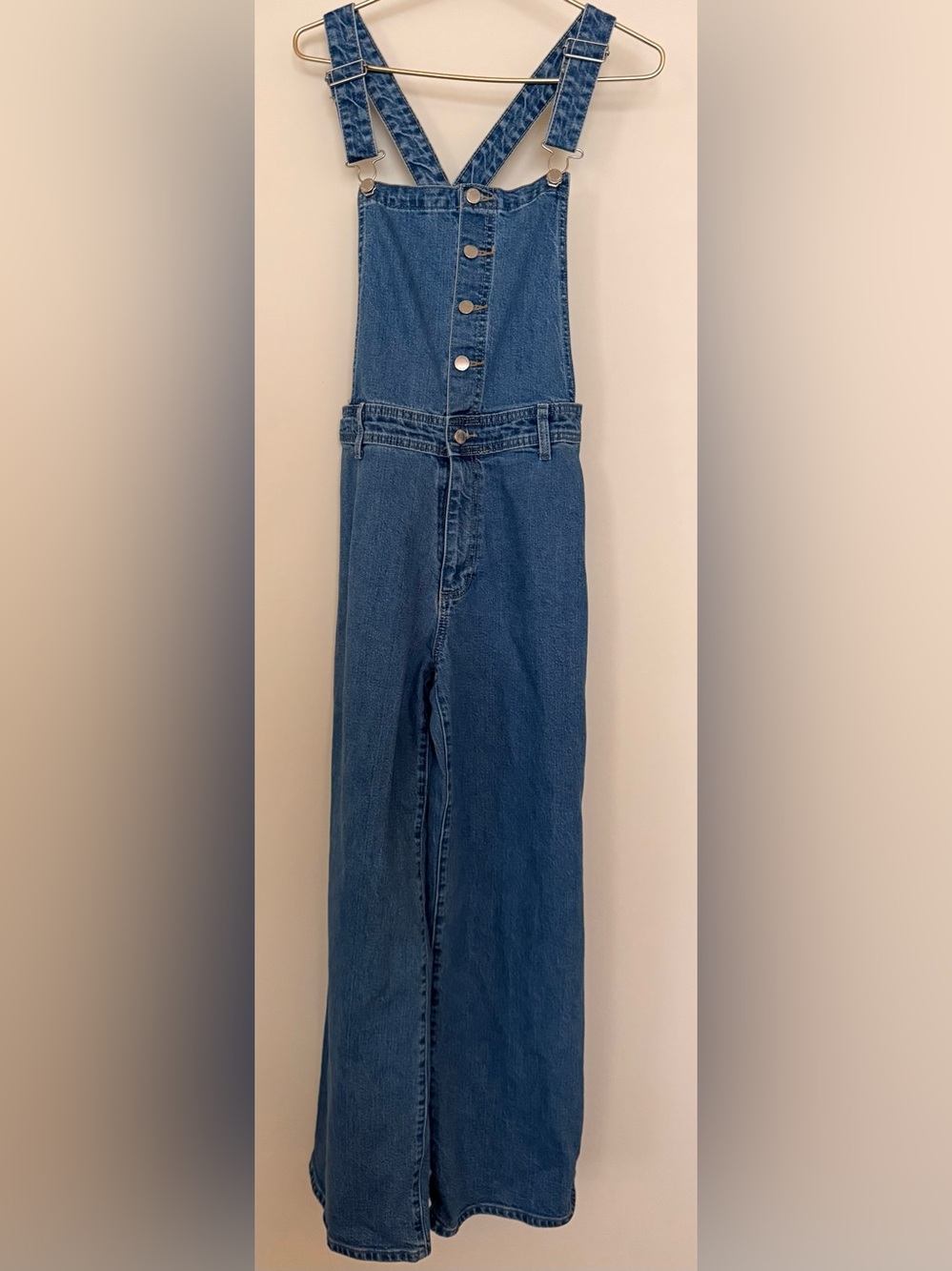 Universal Thread Women's Denim Sailor Overalls - Size 8 - Picture 3 of 9